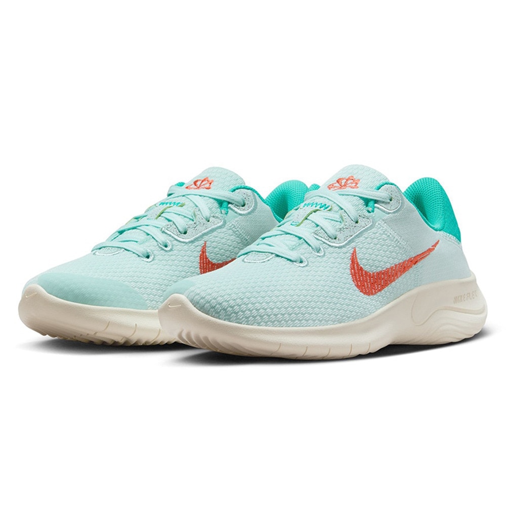 ナイキ（NIKE）（レディース）ランニングシューズ フレックス エクスペリエンス ラン 11 グリーン DD9283-300 スニーカー トレーニング ジョグ 軽量 柔軟性