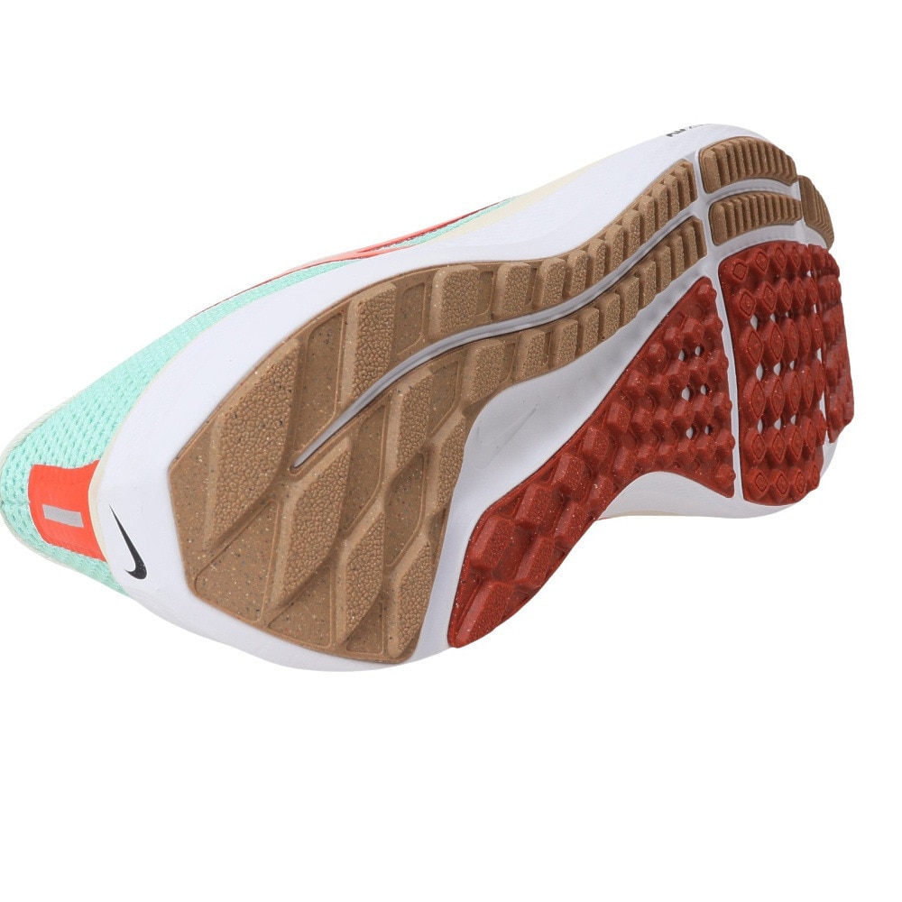 ナイキ（NIKE）（レディース）ランニングシューズ エア ズーム ペガサス40 グリーン DV3854-300 スニーカー ジョギング トレーニング クッション性 反発力