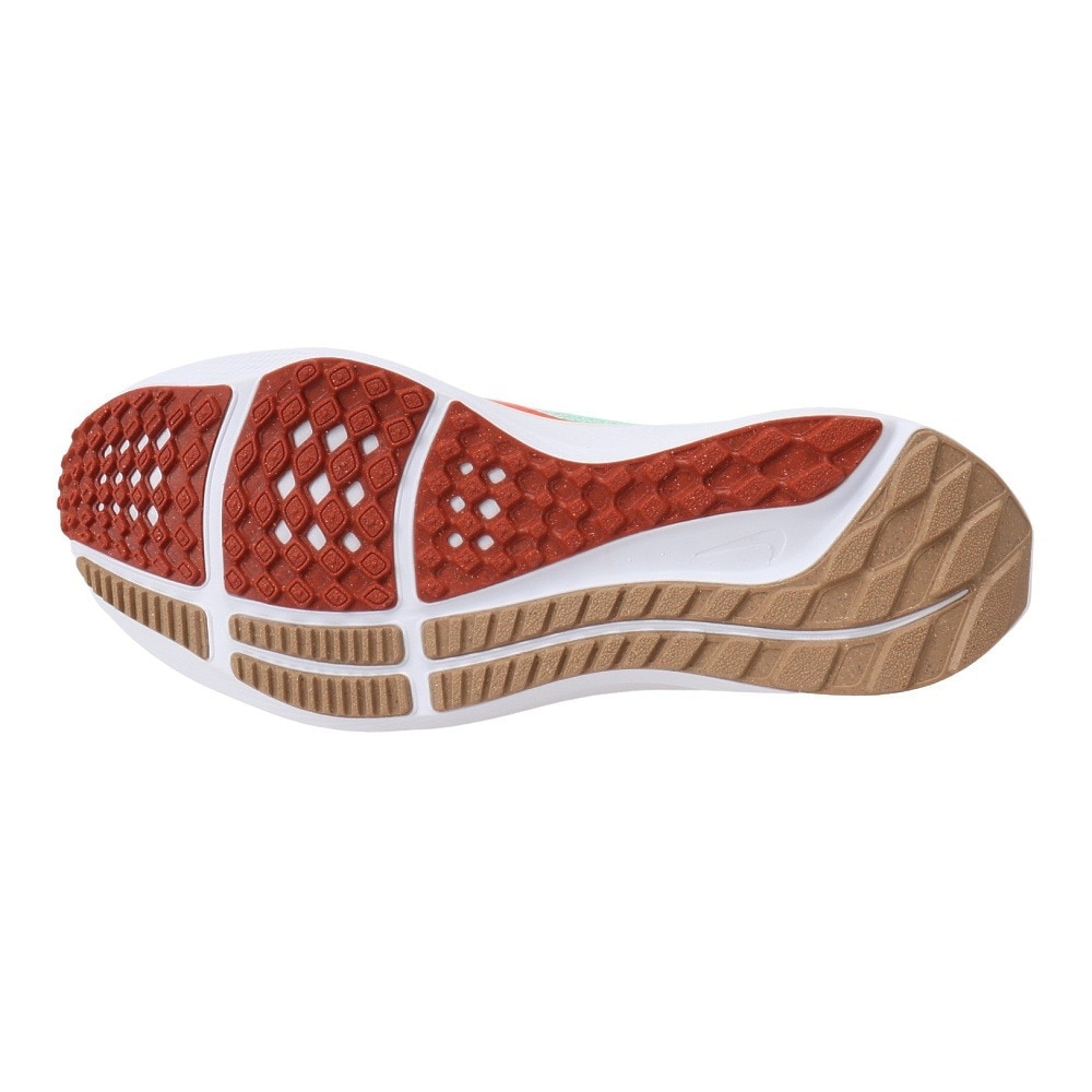 ナイキ（NIKE）（レディース）ランニングシューズ エア ズーム ペガサス40 グリーン DV3854-300 スニーカー ジョギング トレーニング クッション性 反発力