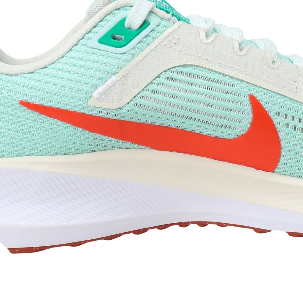 ナイキ（NIKE）（レディース）ランニングシューズ エア ズーム ペガサス40 グリーン DV3854-300 スニーカー ジョギング トレーニング クッション性 反発力
