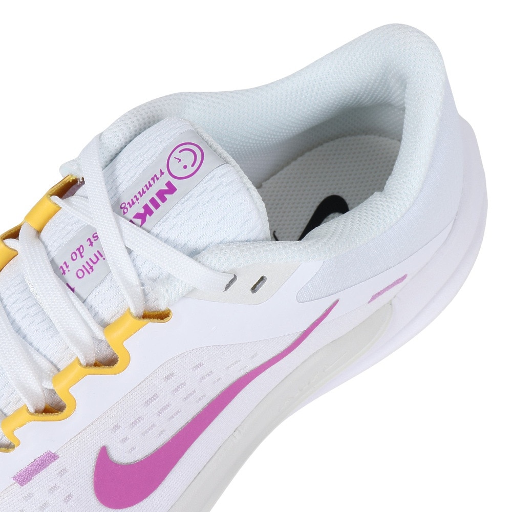 ナイキ（NIKE）（レディース）ランニングシューズ エア ウィンフロー10 ホワイト DV4023-103 スニーカー ジョギング トレーニング 通気性 マラソン おしゃれ