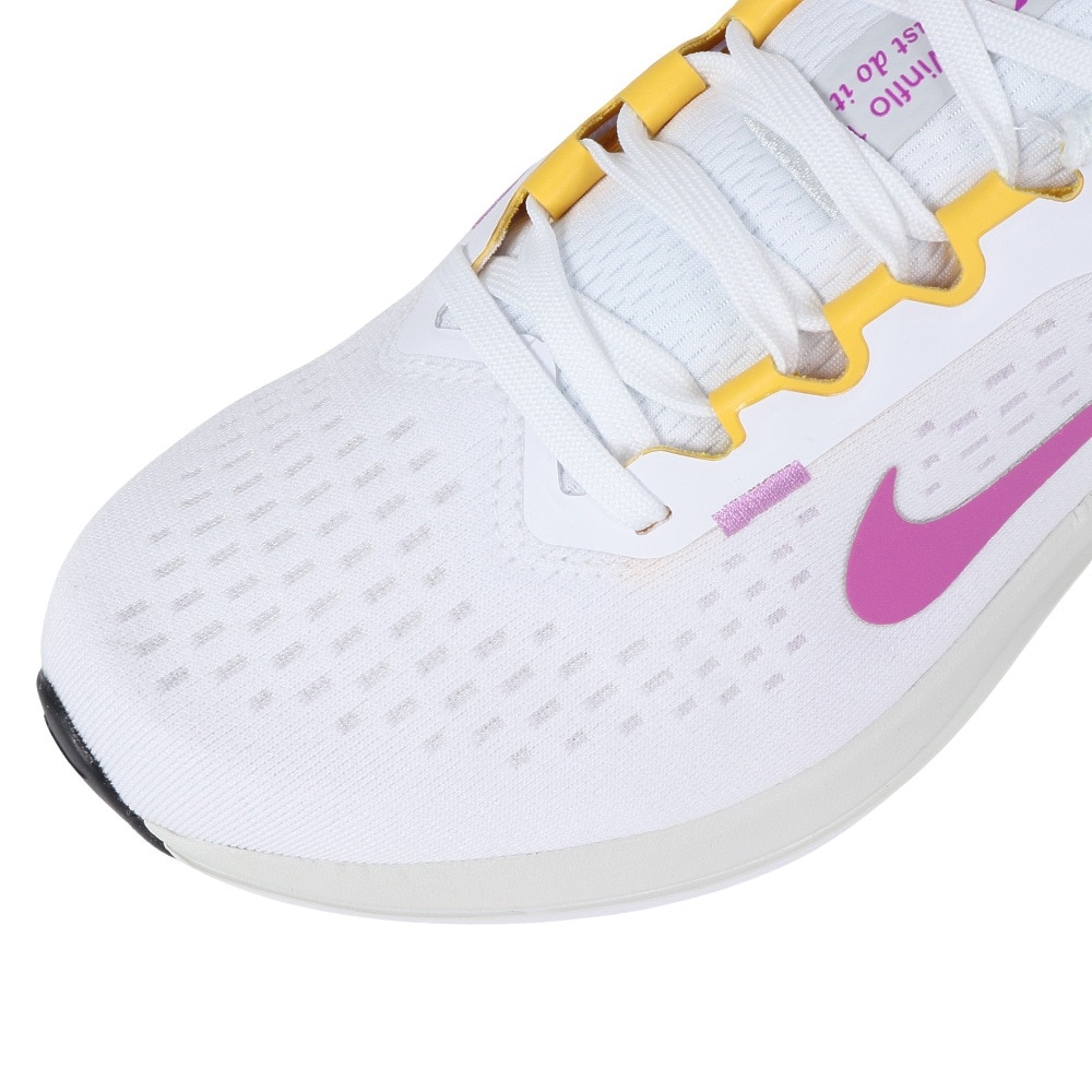 ナイキ（NIKE）（レディース）ランニングシューズ エア ウィンフロー10 ホワイト DV4023-103 スニーカー ジョギング トレーニング 通気性 マラソン おしゃれ