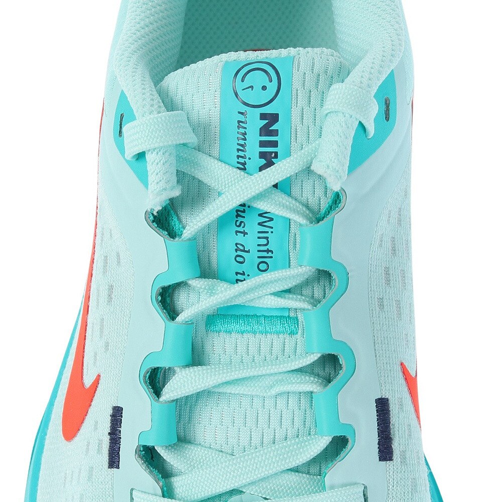 ナイキ（NIKE）（レディース）ランニングシューズ エア ウィンフロー10 グリーン DV4023-300 スニーカー ジョギング トレーニング 通気性 クッション性 耐久性