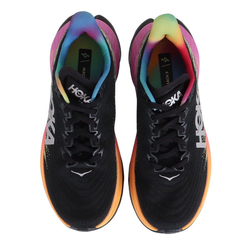 ホカ（HOKA）（レディース）ランニングシューズ ジョギングシューズ マッハ5 レギュラー 1127894-BKML