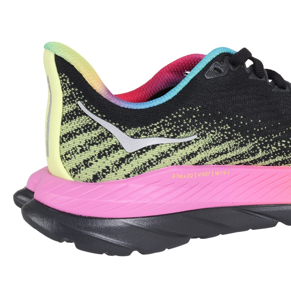 ホカ（HOKA）（レディース）ランニングシューズ ジョギングシューズ マッハ5 レギュラー 1127894-BKML
