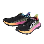 (レディース)ランニングシューズ ジョギングシューズ マッハ5 レギュラー 1127894-BKML