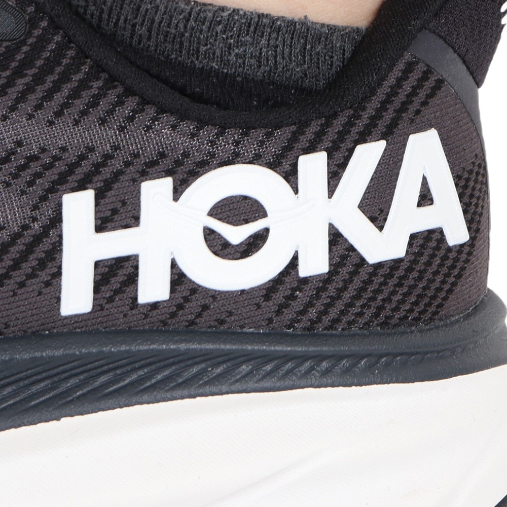 ホカ（HOKA）（レディース）ランニングシューズ クリフトン9 レギュラー ブラック 1127896-BWHT スニーカー ジョギング トレーニング 軽量 クッション性
