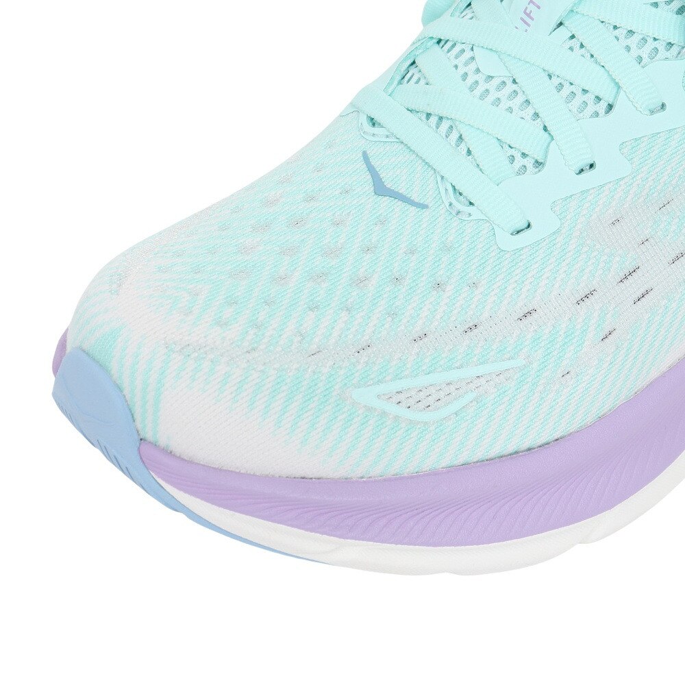 HOKA（レディース）ランニングシューズ クリフトン9 ワイド 1132211-SOLM スニーカー トレーニング ジョグ