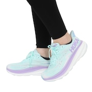 HOKA(レディース)ランニングシューズ クリフトン9 ワイド 1132211-SOLM スニーカー トレーニング ジョグ