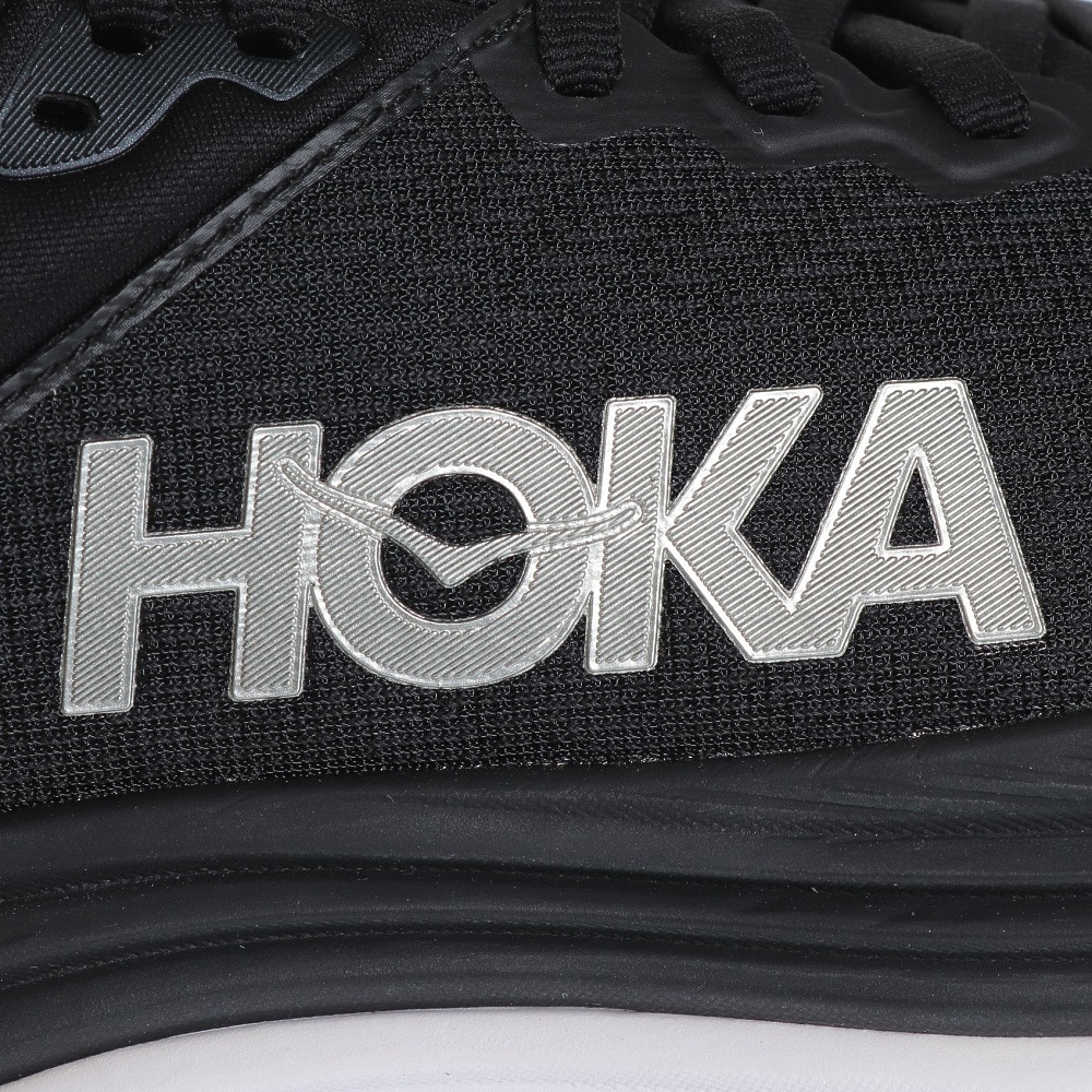 ホカ（HOKA）（レディース）ランニング シューズ ガビオタ 5 レギュラー ブラック 1134235-BWHT スニーカー ジョギング トレーニング スポーツ シューズ