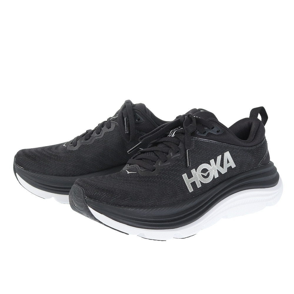 ホカ（HOKA）（レディース）ランニング シューズ ガビオタ 5 ブラック 1134235-BWHT スニーカー ジョギング トレーニング スポーツ シューズ