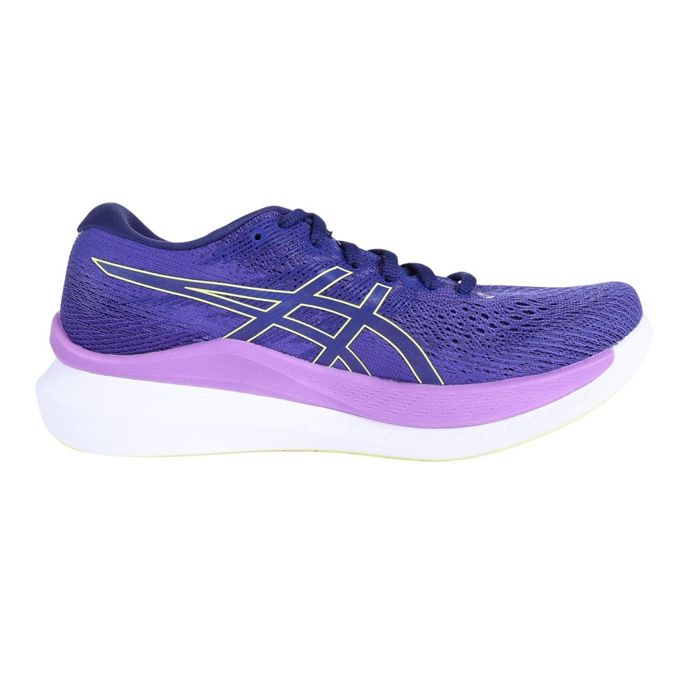 アシックス（ASICS）（レディース）ランニングシューズ グライドライド 3 ネイビー パープル 1012B180.403 スニーカー トレーニング スポーツ 軽量 反発性