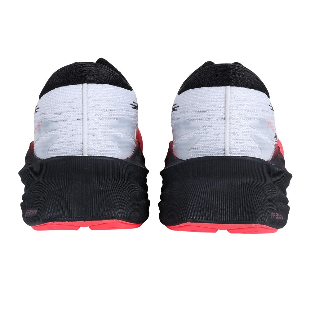 アシックス（ASICS）（レディース）ランニングシューズ ノヴァブラスト 3 ホワイト ブラック 1012B288.104 スニーカー スポーツ ジョグ クッション性 反発性