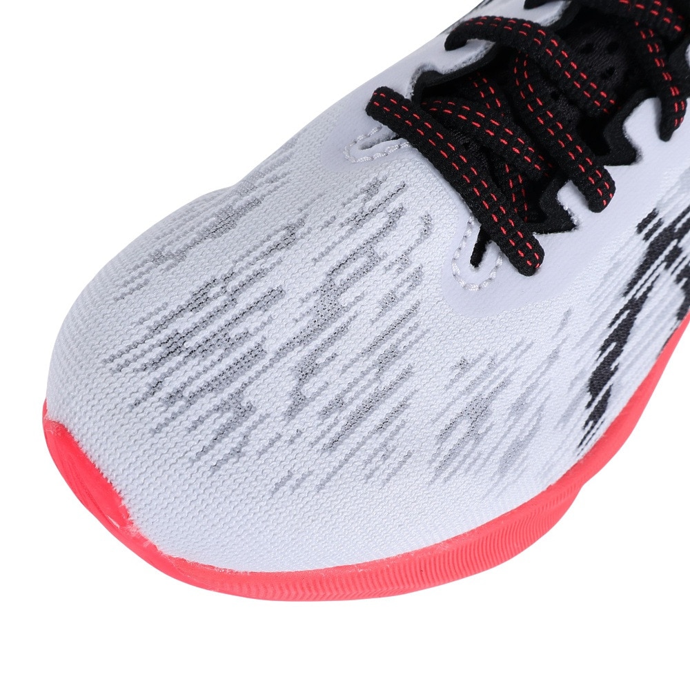 アシックス（ASICS）（レディース）ランニングシューズ ノヴァブラスト 3 ホワイト ブラック 1012B288.104 スニーカー スポーツ ジョグ クッション性 反発性