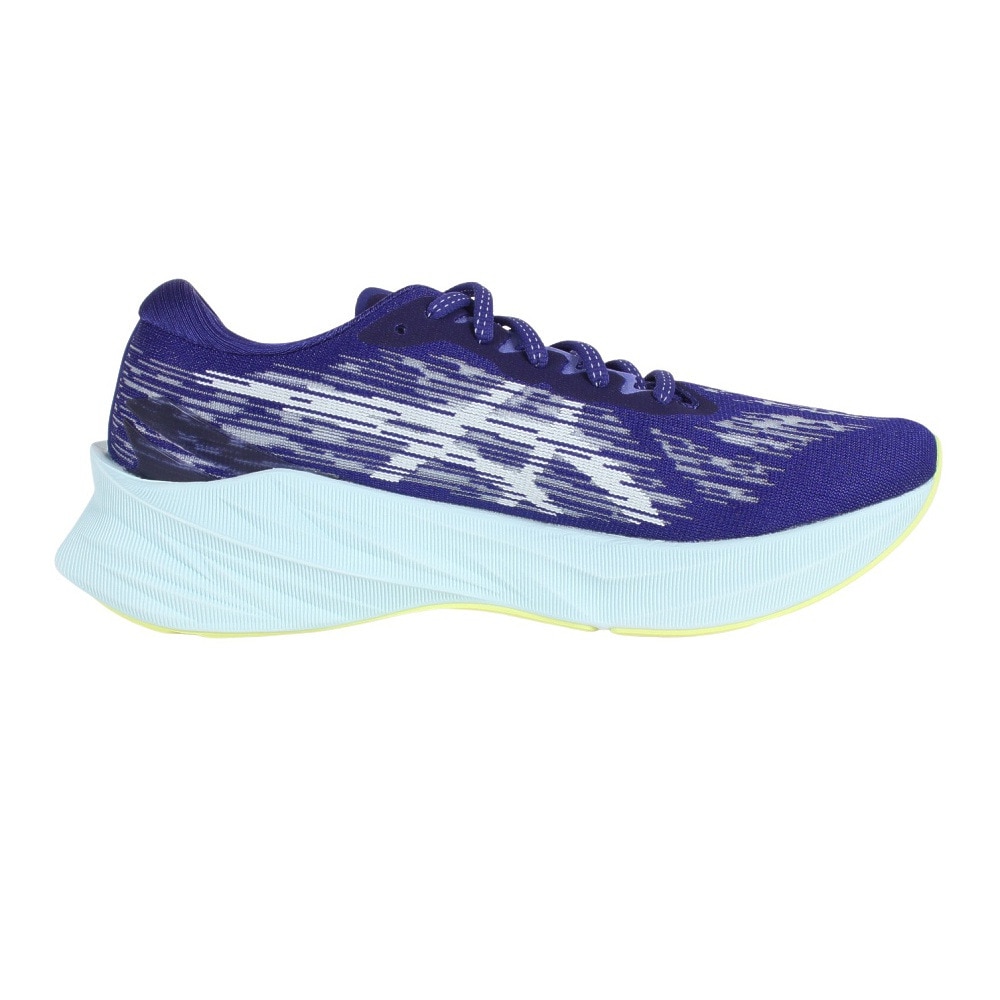 アシックス（ASICS）（レディース）ランニングシューズ ノヴァブラスト 3 パープル グリーン 1012B288.404 スニーカー スポーツ ジョグ クッション性 反発性