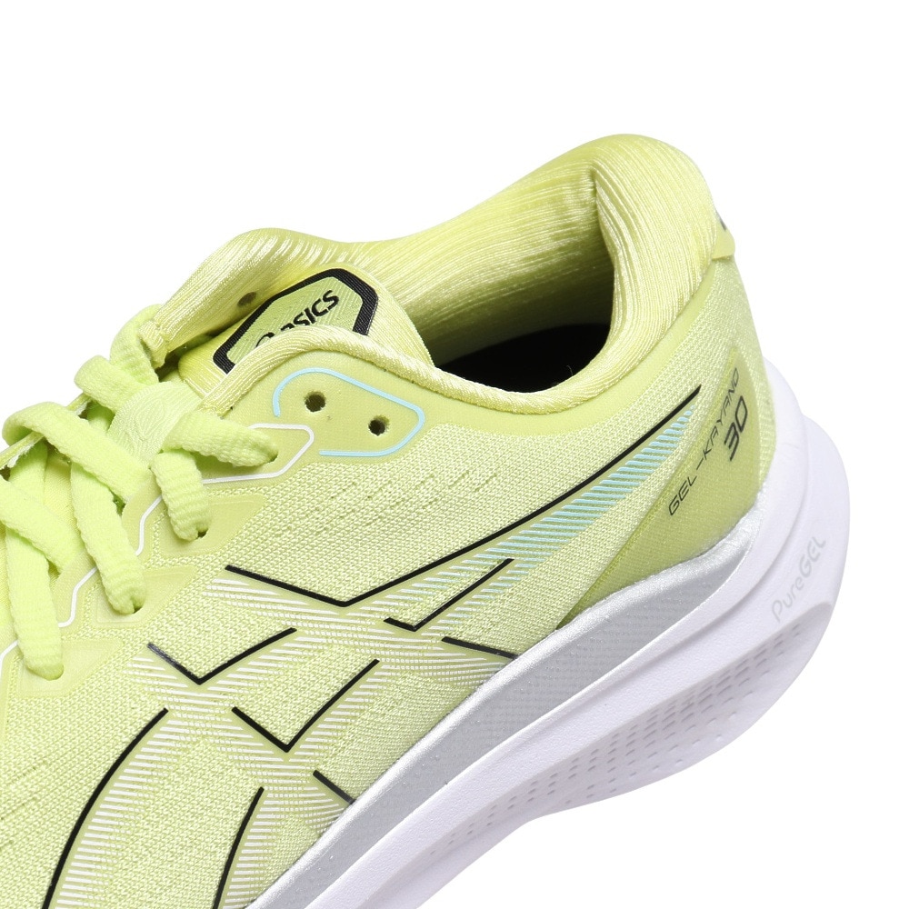 アシックス（ASICS）（レディース）ランニング シューズ ゲル カヤノ 30 イエロー ホワイト 1012B357.750 スニーカー ジョグ マラソン 安定性 クッション性