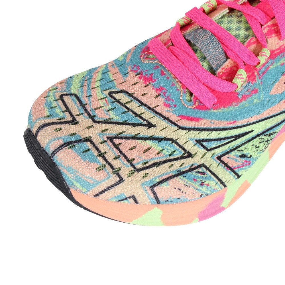 アシックス（ASICS）（レディース）ランニングシューズ ヌーサ トライ15 NOOSA TRI 15 ピンク グリーン 1012B429.800 スニーカー ジョギング クッション性 