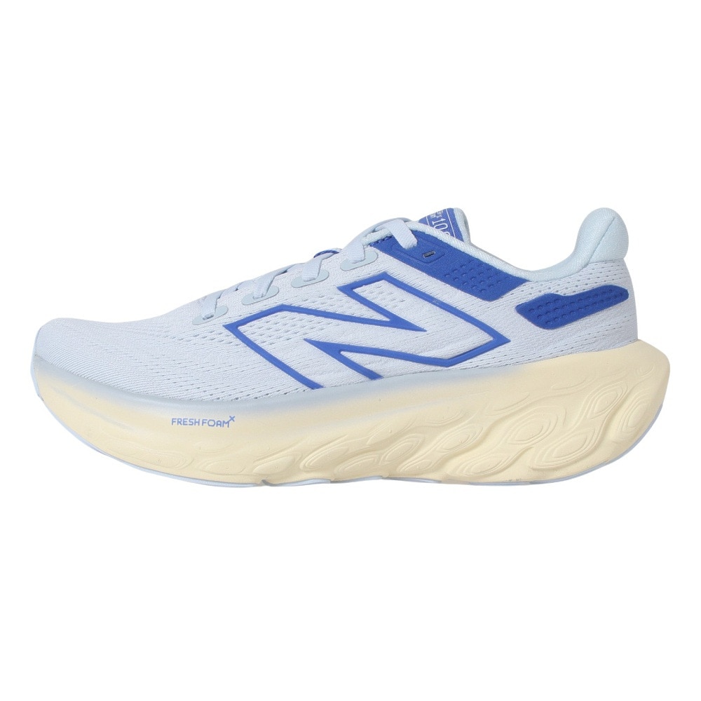 ニューバランス（new balance）（レディース）ランニングシューズ フレッシュフォームX 1080 v13 D13 ライトブルー W1080D13D スニーカー クッション性 軽量