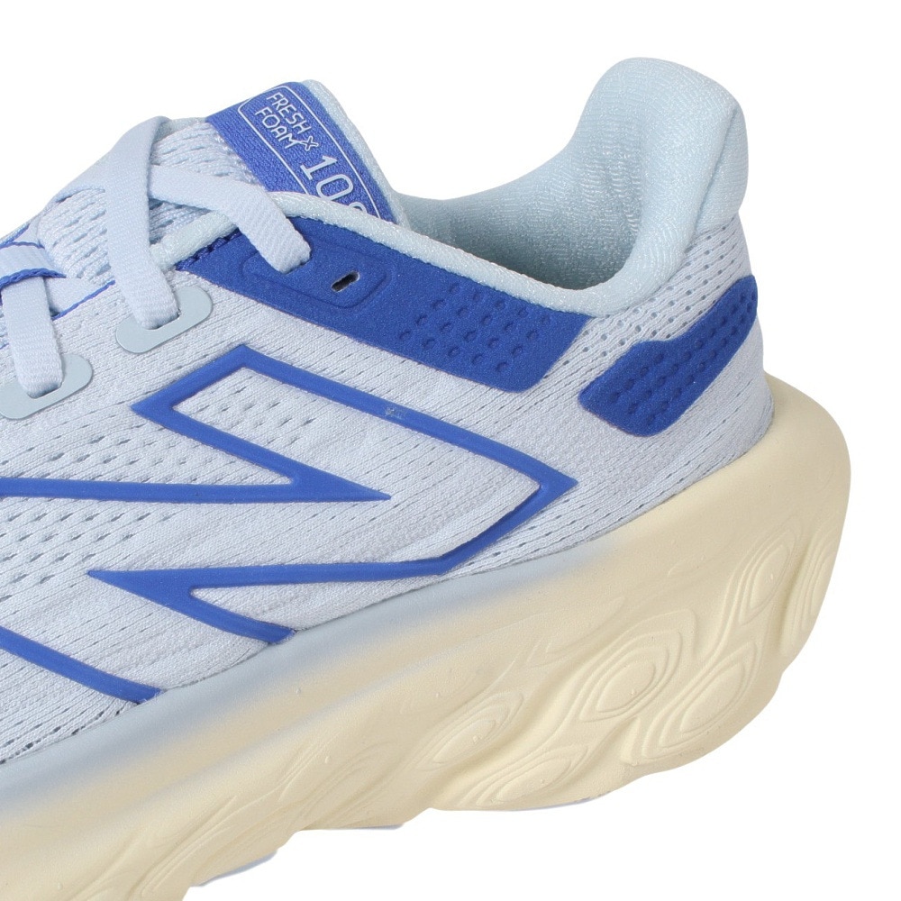 ニューバランス（new balance）（レディース）ランニングシューズ フレッシュフォームX 1080 v13 D13 ライトブルー W1080D13D スニーカー クッション性 軽量