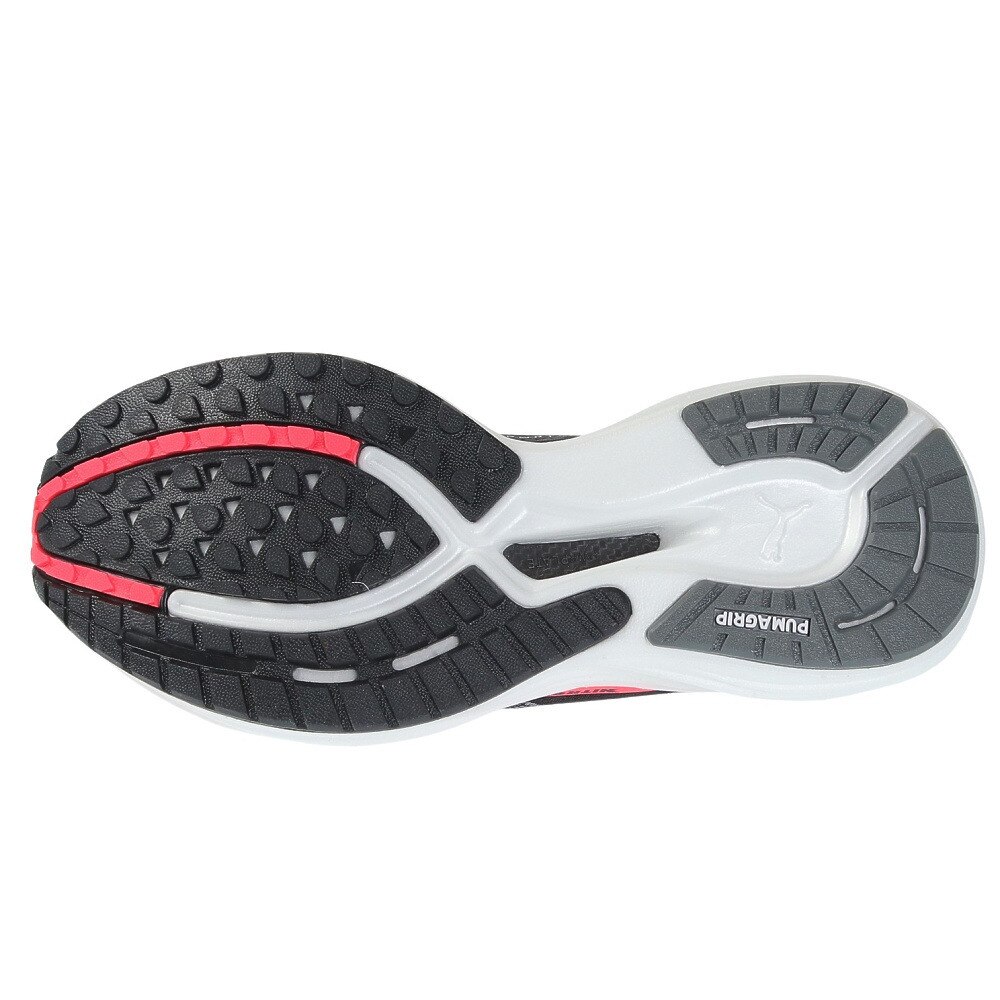 プーマ（PUMA）（レディース）ランニングシューズ ディヴィエイト ニトロ 2 ブラック ピンク 37685517 スニーカー トレーニング クッション性 厚底 軽量