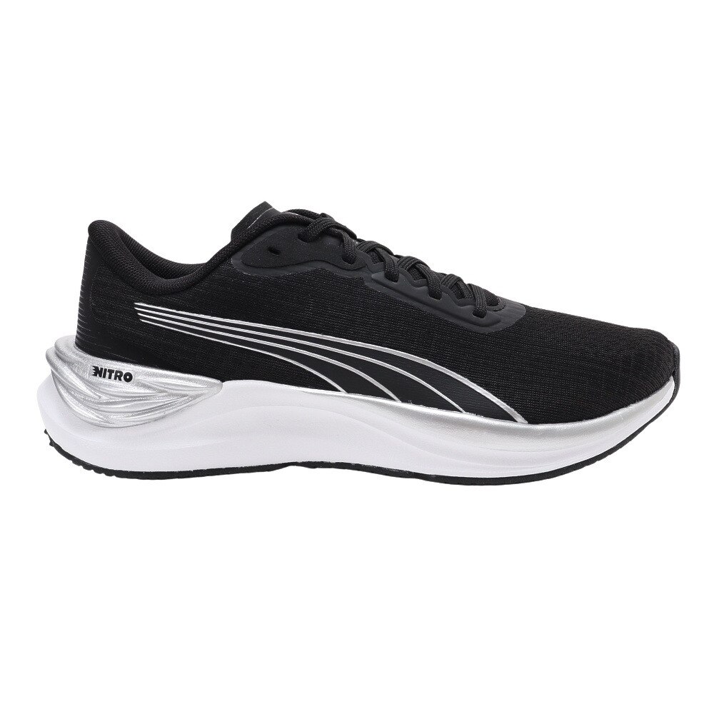 プーマ（PUMA）（レディース）ランニングシューズ エレクトリファイ ニトロ3 ウィメンズ ブラック 37845601 スニーカー ジョグ ウォーク クッション性 軽量