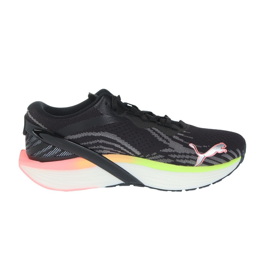 プーマ（PUMA）（レディース）ランニングシューズ ランダブルエックス ニトロ 2 ブラック 37848201 スニーカー 厚底 軽量 クッション性 ジョギング
