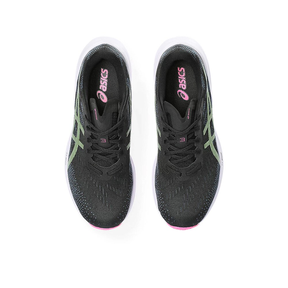 アシックス（ASICS）（レディース）ランニングシューズ ダイナブラスト 3 ブラック グリーン 1012B289.004 スニーカー トレーニング スポーツ 安定性 反発性