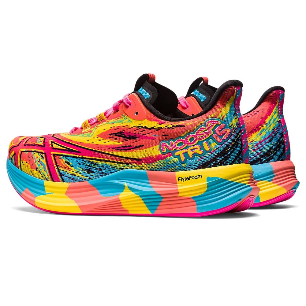 アシックス（ASICS）（レディース）ランニングシューズ ヌーサ トライ15 NOOSA TRI 15 ブルー イエロー 1012B429.400 スニーカー ジョギング クッション性 