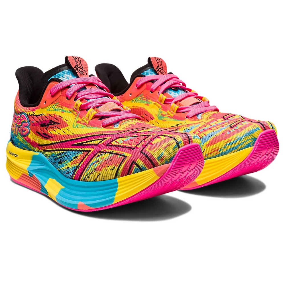 アシックス（ASICS）（レディース）ランニングシューズ ヌーサ トライ15 NOOSA TRI 15 ブルー イエロー 1012B429.400 スニーカー ジョギング クッション性 