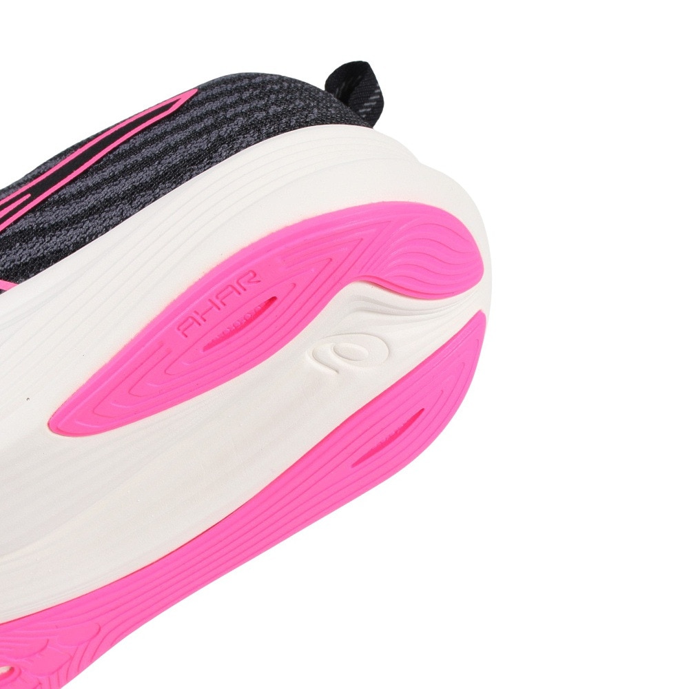 アシックス（ASICS）（レディース）ランニングシューズ エボライド スピード ブラック ピンク 1012B432.002 スニーカー トレーニング 軽量 クッション性
