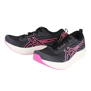 アシックス（ASICS）（レディース）ランニングシューズ エボライド スピード ブラック ピンク 1012B432.002 スニーカー トレーニング 軽量 クッション性