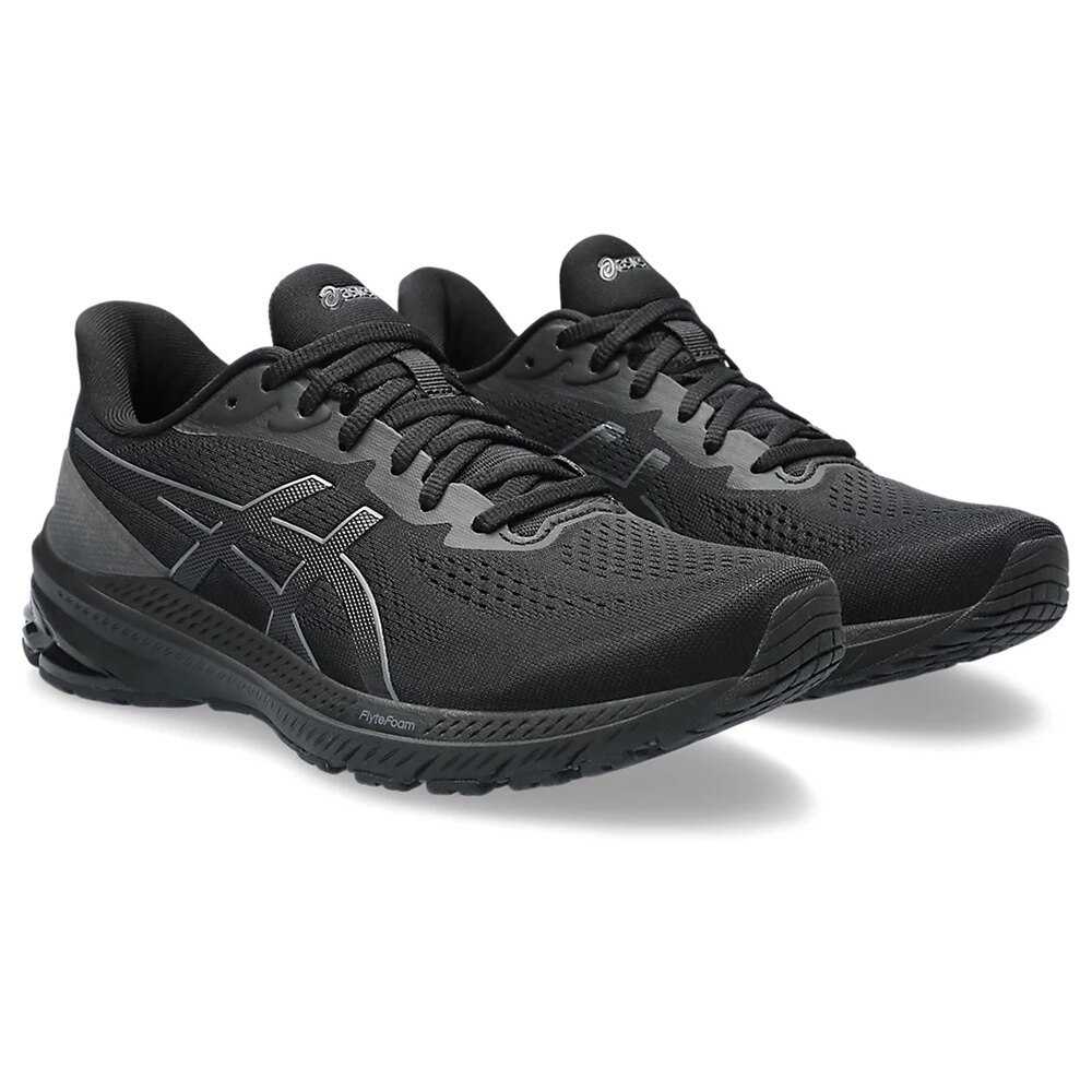 アシックス（ASICS）（レディース）ランニングシューズ GT-1000 12 ブラック 1012B450.001 スニーカー トレーニング ジョギング ジム スポーツ 安定性