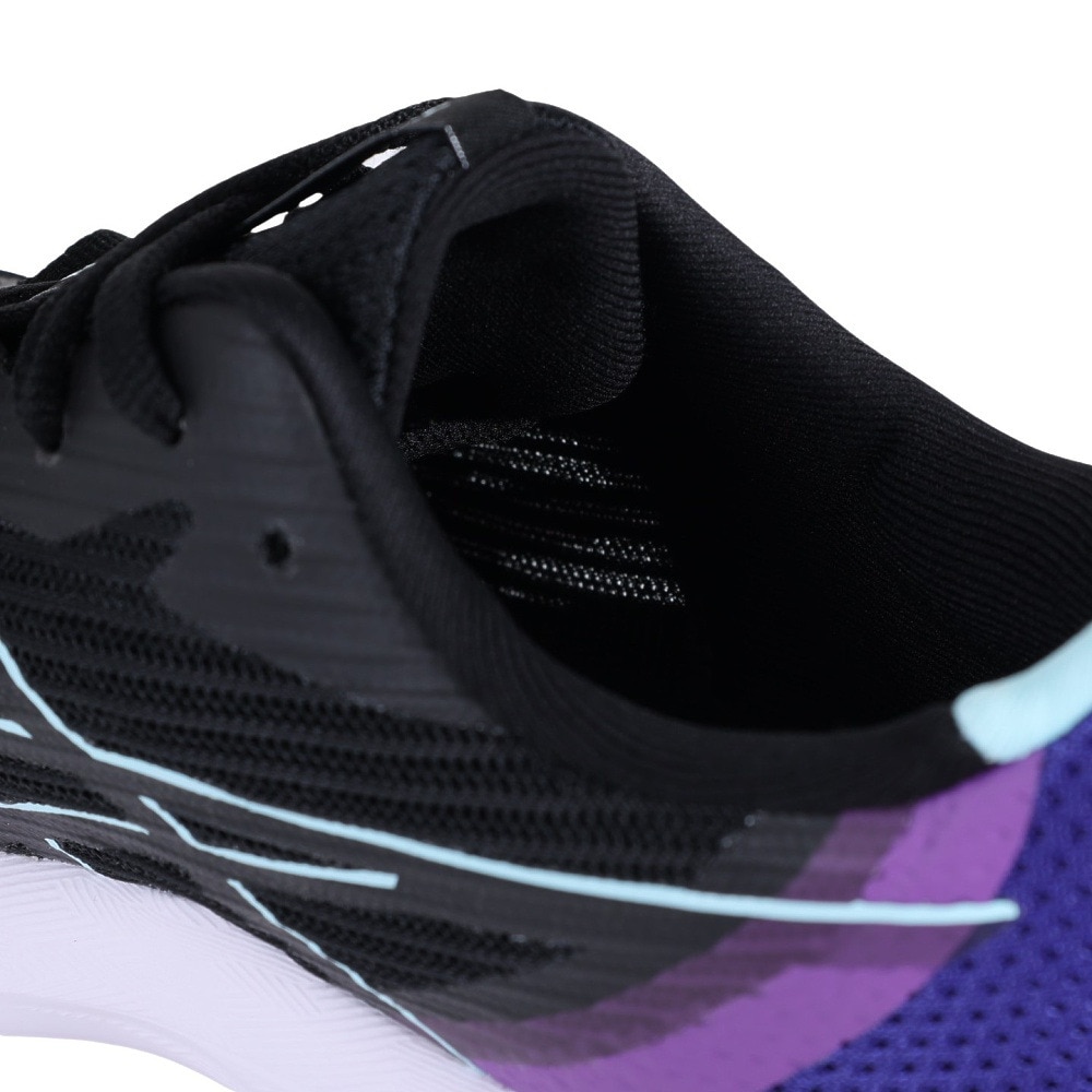 アシックス（ASICS）（レディース）ランニングシューズ バーサブラスト3 ブラック ブルー 1012B511.001 スニーカー ジョギング トレーニング スポーツ