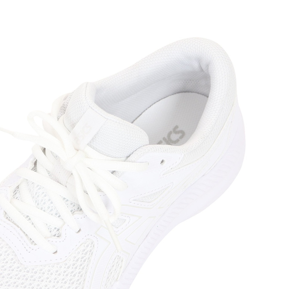 アシックス（ASICS）（レディース）ランニングシューズ コンテンド 8 GS ホワイト 1014A259.100 スニーカー ジョギング ウォーキング トレーニング