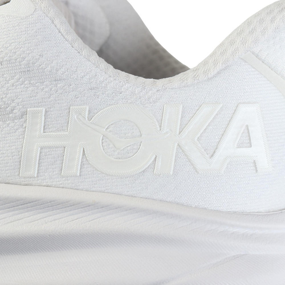 ホカ（HOKA）（レディース）ランニングシューズ クリフトン 9 レギュラー ホワイト 1127896-WWH スニーカー ジョギング トレーニング