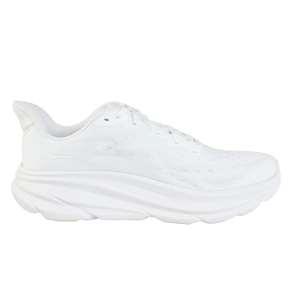 ホカ（HOKA）（レディース）ランニングシューズ クリフトン 9 レギュラー ホワイト 1127896-WWH スニーカー ジョギング トレーニング