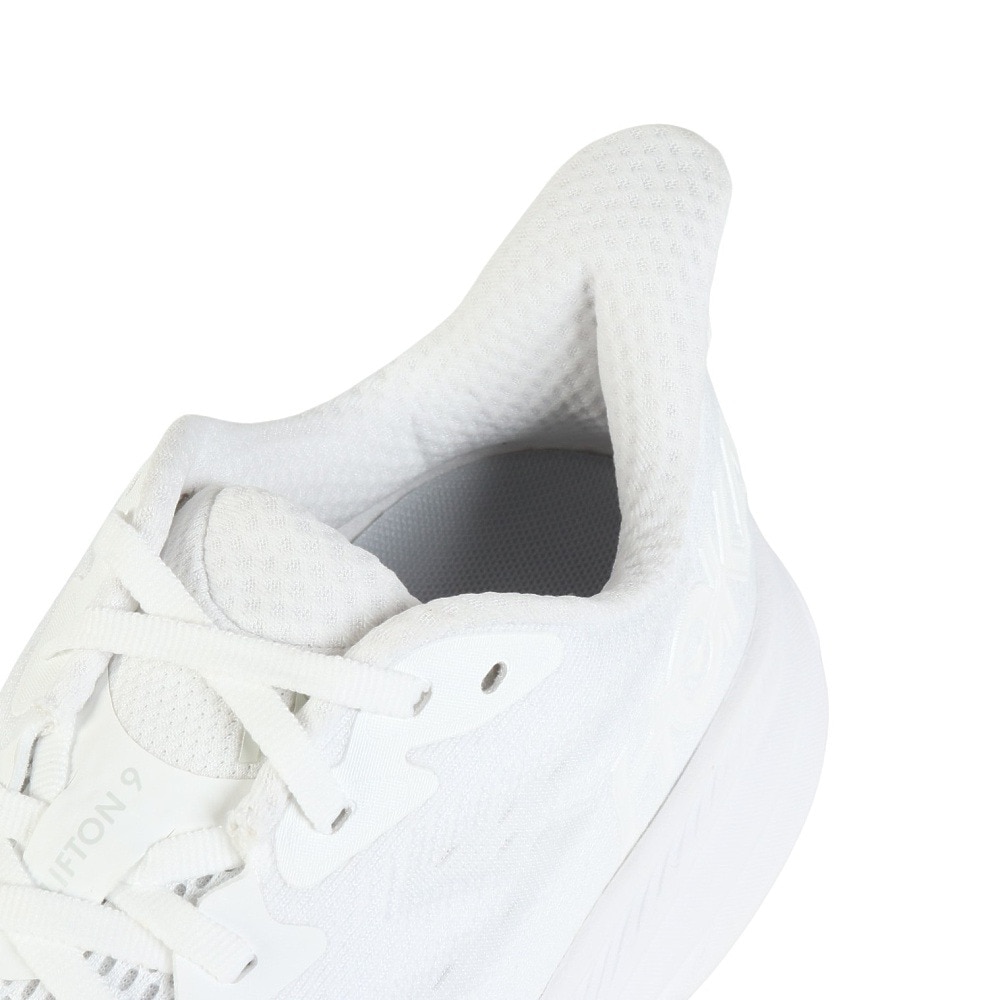 ホカ（HOKA）（レディース）ランニングシューズ クリフトン 9 レギュラー ホワイト 1127896-WWH スニーカー ジョギング トレーニング