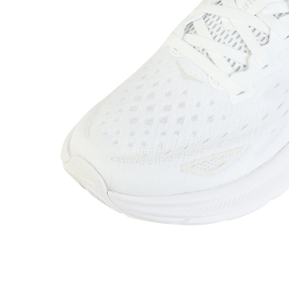 ホカ（HOKA）（レディース）ランニングシューズ クリフトン 9 レギュラー ホワイト 1127896-WWH スニーカー ジョギング トレーニング