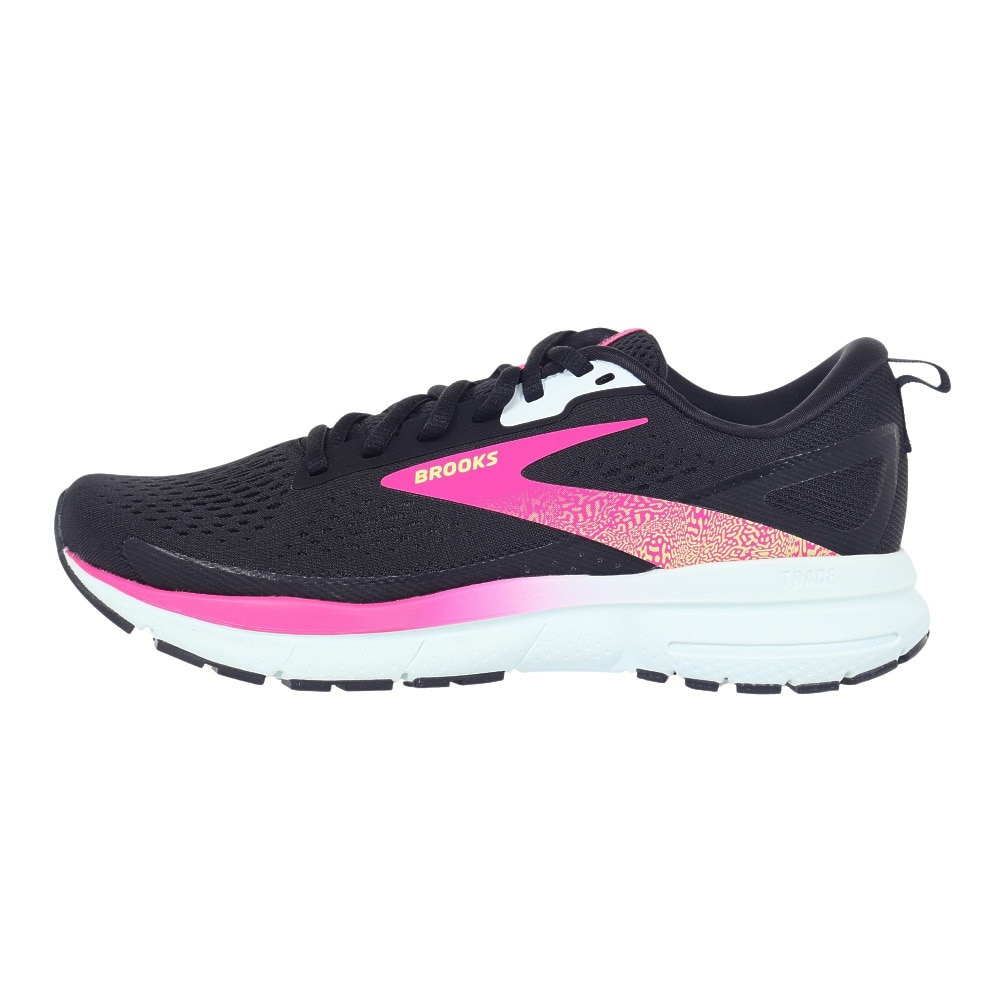 ブルックス（BROOKS）（レディース）ランニングシューズ ジョギングシューズ トレース3 BRW4012 BLK/P