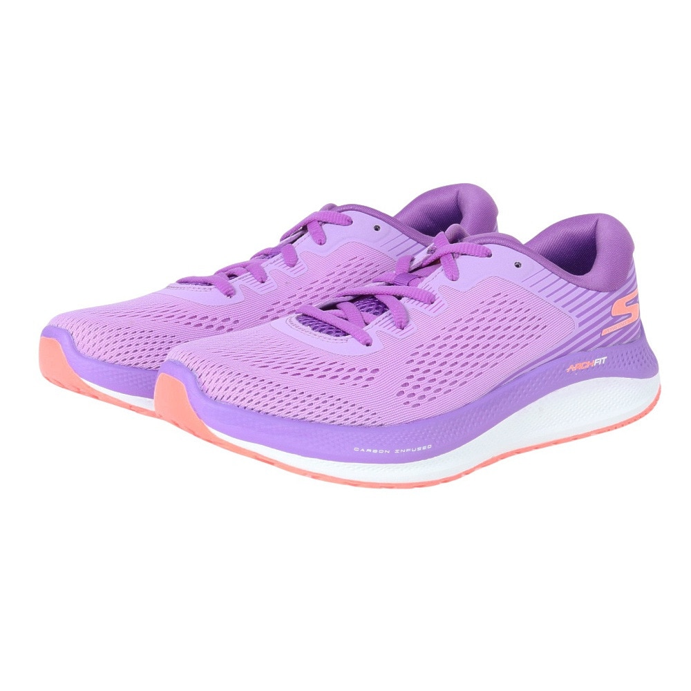 スケッチャーズ（SKECHERS）（レディース）ランニングシューズ ジョギングシューズ GO RUN PERSISTENCE 172053-PUR
