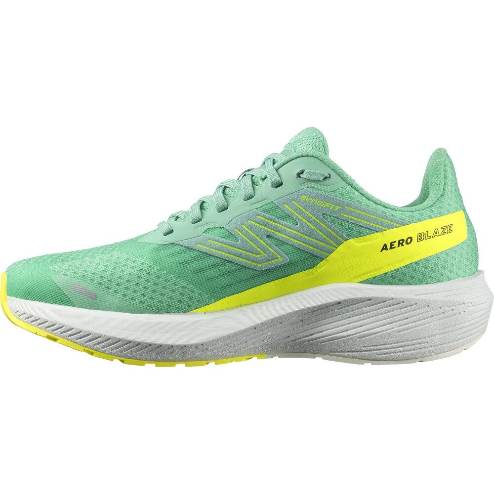 サロモン（SALOMON）（レディース）ランニングシューズ エアロブレイズ グリーン イエロー L47276300 スニーカー ジョギング トレーニング スポーツ シューズ