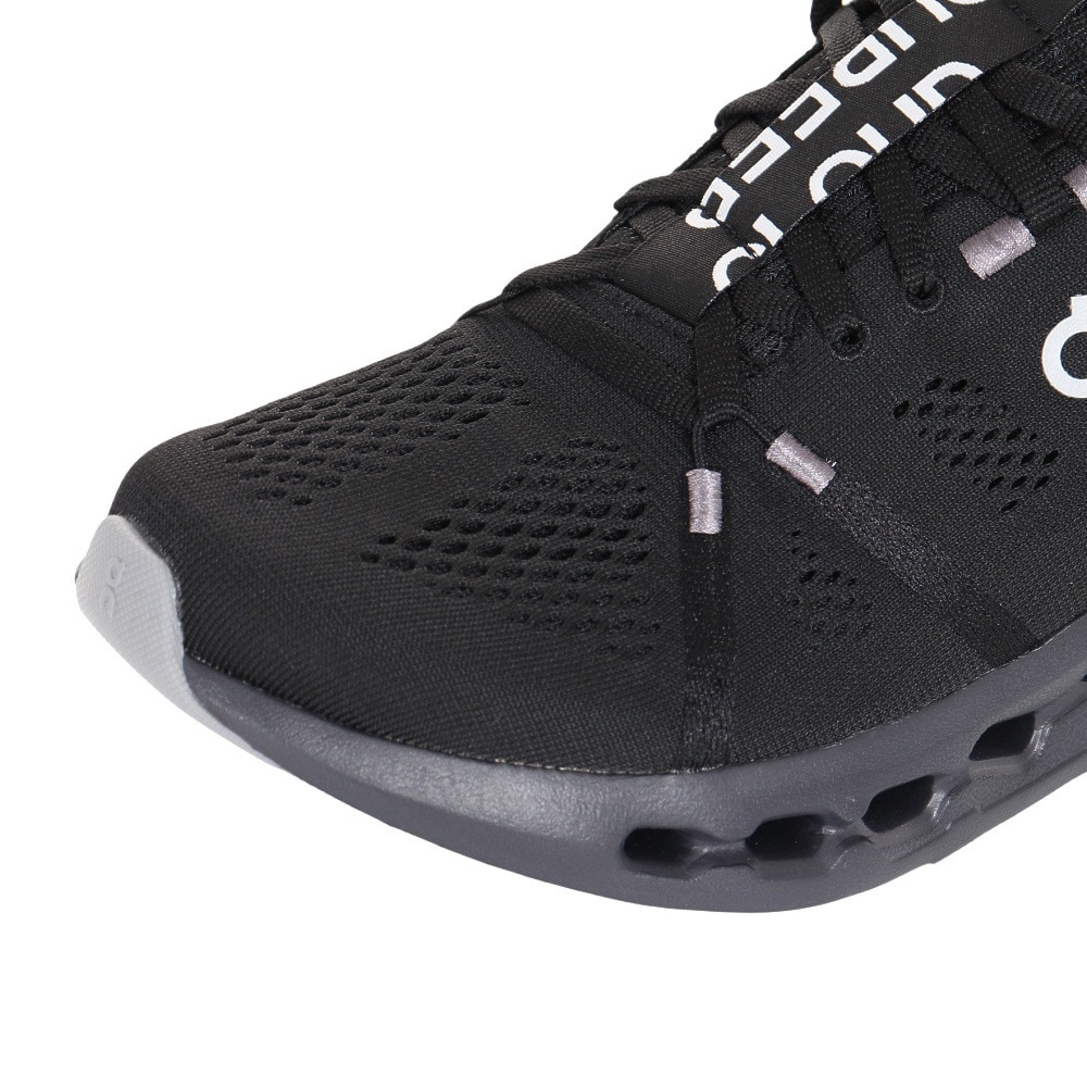 オン（On）（レディース）ランニングシューズ クラウドサーファー ブラック 3WD10440485 スニーカー クッション性 レーストレーニング Cloudsurfer