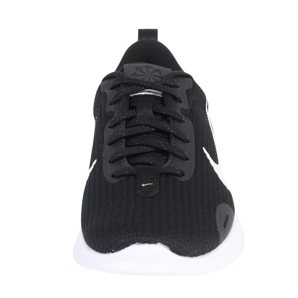 ナイキ（NIKE）（レディース）ランニングシューズ フレックスエクスペリエンスラン12 ブラック DV0746-004 スニーカー トレーニング ジョギング クッション性 