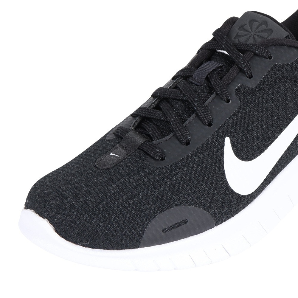 ナイキ（NIKE）（レディース）ランニングシューズ フレックスエクスペリエンスラン12 ブラック DV0746-004 スニーカー トレーニング ジョギング クッション性 