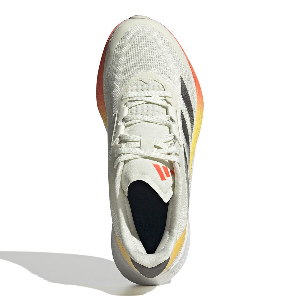 アディダス（adidas）（レディース）ランニングシューズ アディゼロデュラモスピードW アイボリー IE7987 スニーカー ジョギング 安定性
