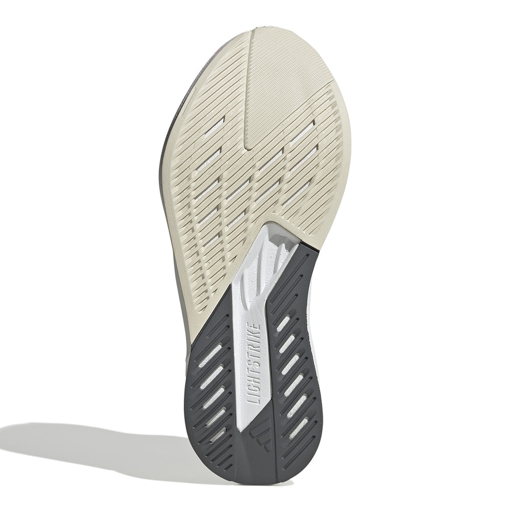 アディダス（adidas）（レディース）ランニングシューズ アディゼロデュラモスピードW アイボリー IE7987 スニーカー ジョギング 安定性