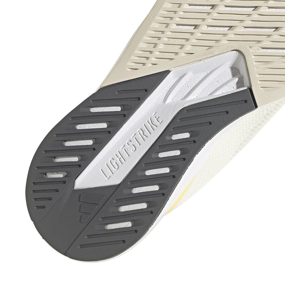 アディダス（adidas）（レディース）ランニングシューズ アディゼロデュラモスピードW アイボリー IE7987 スニーカー ジョギング 安定性