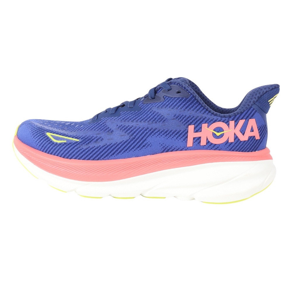 ホカ（HOKA）（レディース）ランニングシューズ ジョギングシューズ クリフトン9 Wide 1132211-EVN