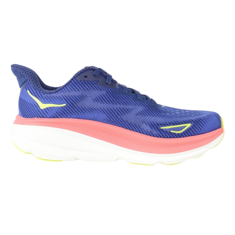 ホカ（HOKA）（レディース）ランニングシューズ ジョギングシューズ クリフトン9 ワイド 1132211-EVN