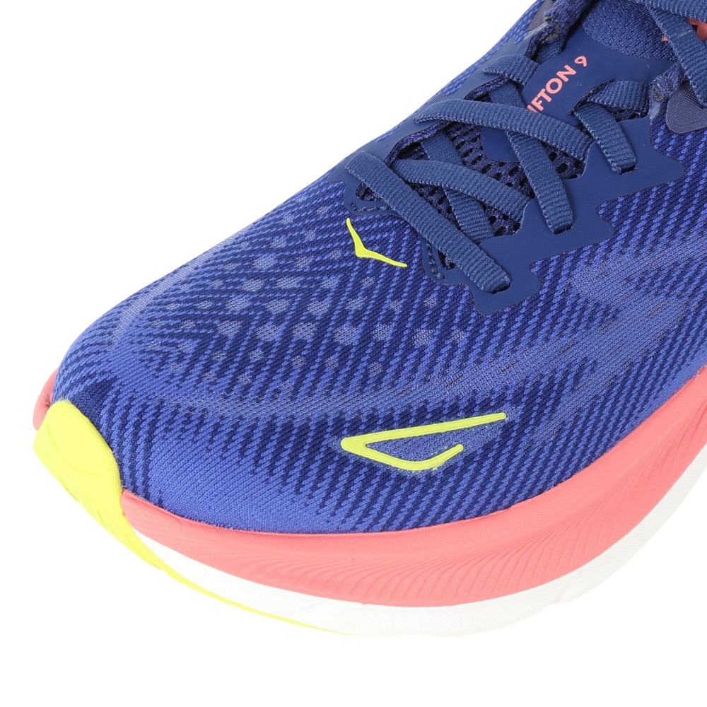 ホカ（HOKA）（レディース）ランニングシューズ ジョギングシューズ クリフトン9 ワイド 1132211-EVN